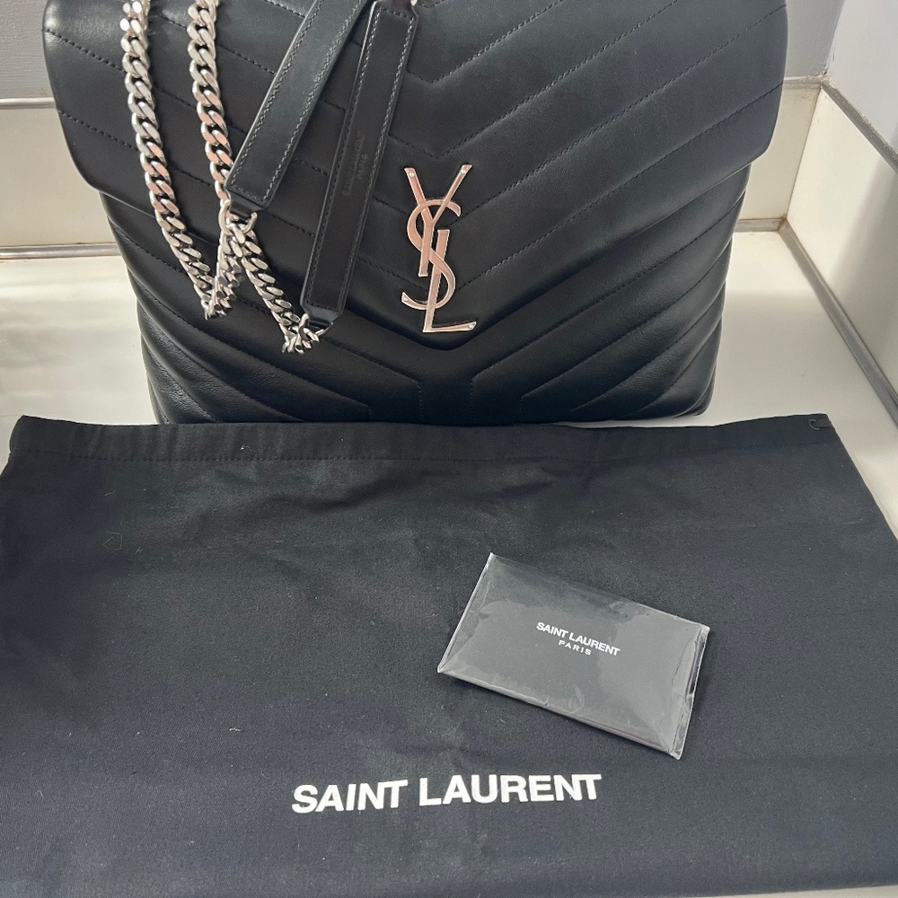 Loulou Medium YSL Shoulder Bag in Quilted Leather